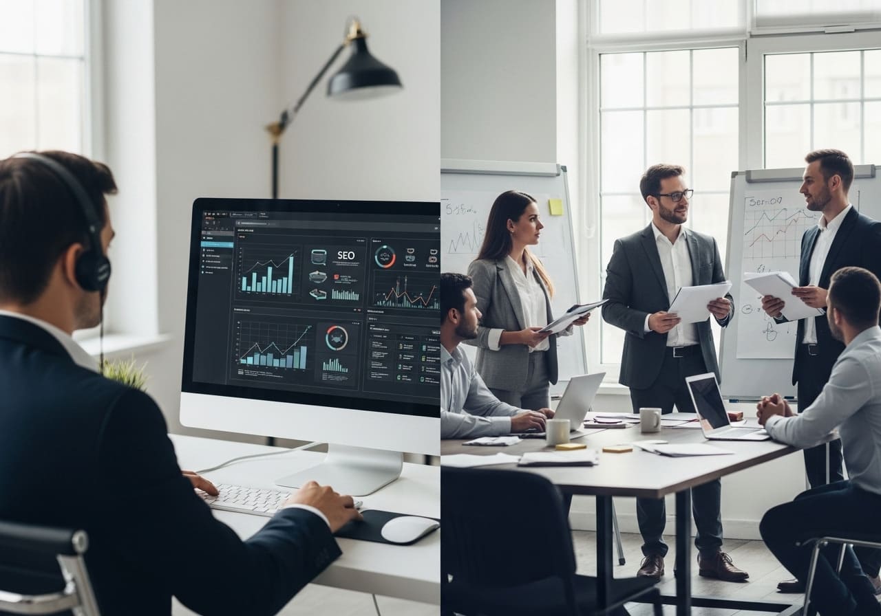 Consultor SEO vs. Agência SEO Qual a Diferença e Quando Contratar Cada Um